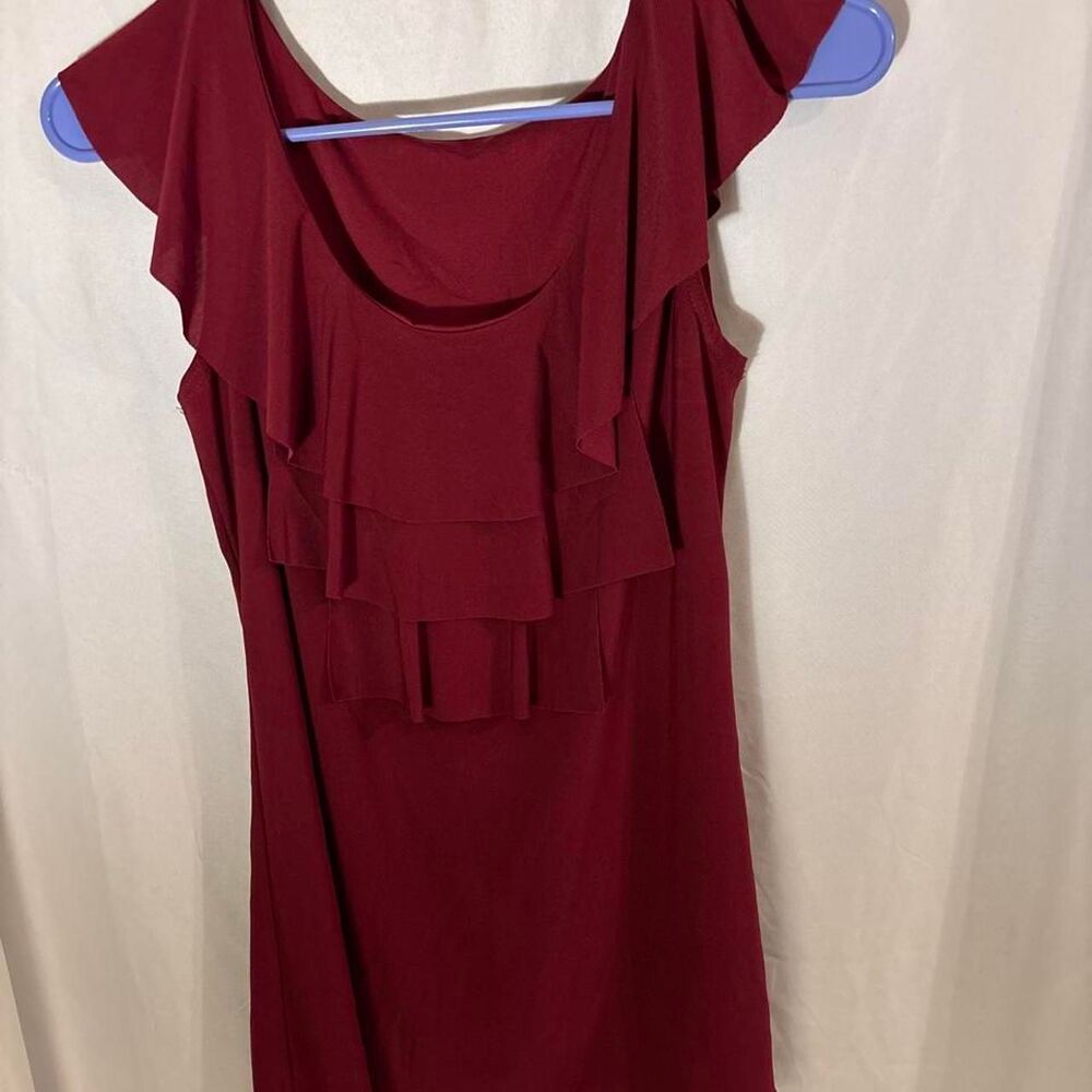 Unbranded Women's Burgundy and Red Blouse